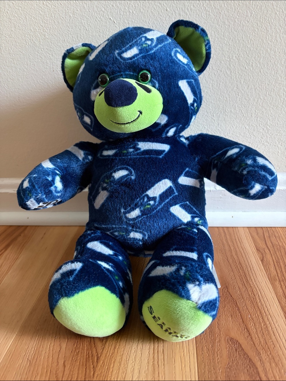 Build a Bear Workshop Seattle Seahawks Teddy Bear NFL